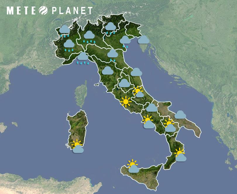 Previsioni Meteo Italia - Venerdì 26 Aprile