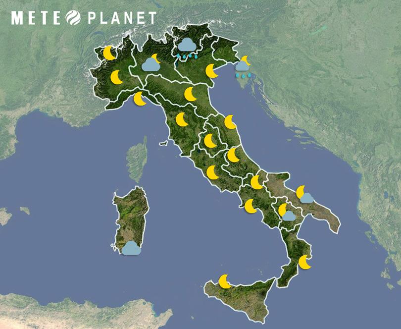 Previsioni Meteo Italia - Lunedì  6 Maggio