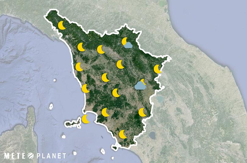 Previsioni Meteo Toscana - Lunedì  6 Maggio