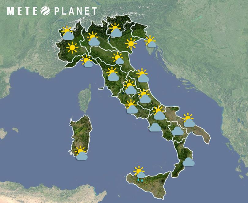 Previsioni Meteo Italia - Giovedì 21 Novembre