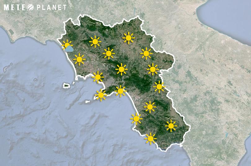 Previsioni Meteo Campania - Domenica 22 Dicembre