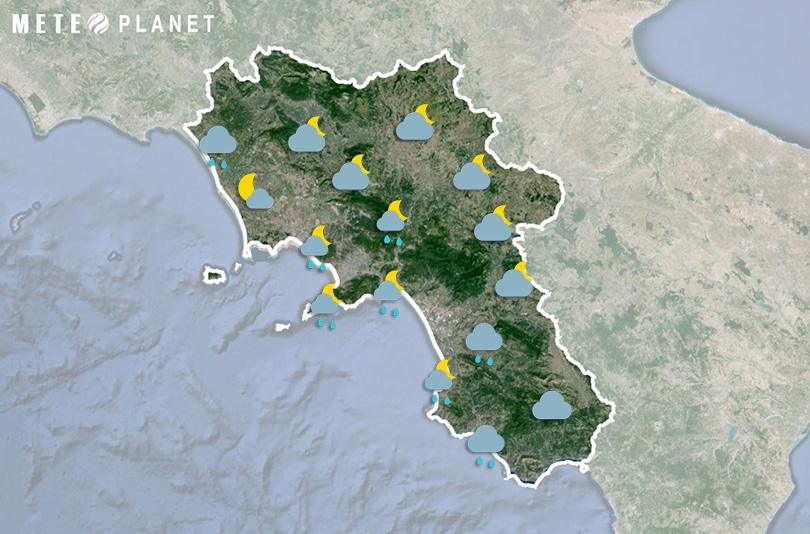 Previsioni Meteo Campania - Giovedì 21 Novembre