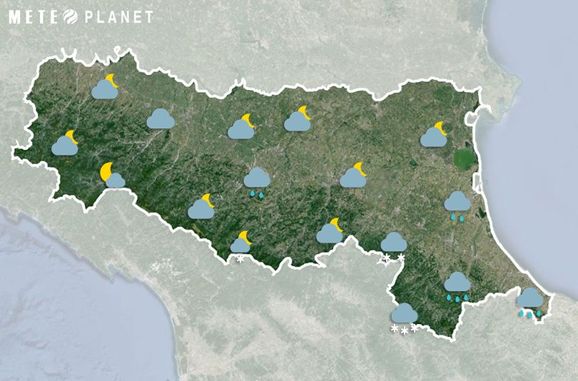 Previsioni Meteo Emilia Romagna - Venerdì 31 Gennaio