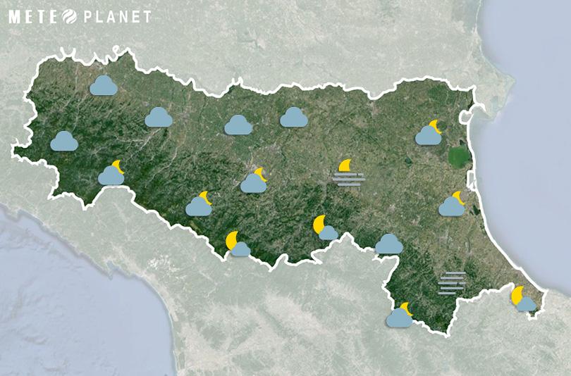 Previsioni Meteo Emilia Romagna - Domenica 24 Novembre