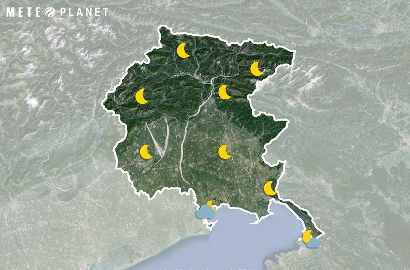 Previsioni Meteo Friuli Venezia Giulia - Lunedì 25 Novembre