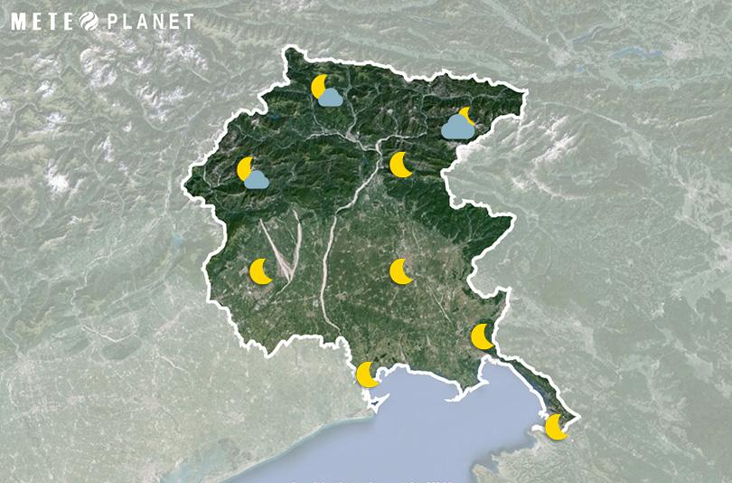 Previsioni Meteo Friuli Venezia Giulia - Martedì  4 Febbraio