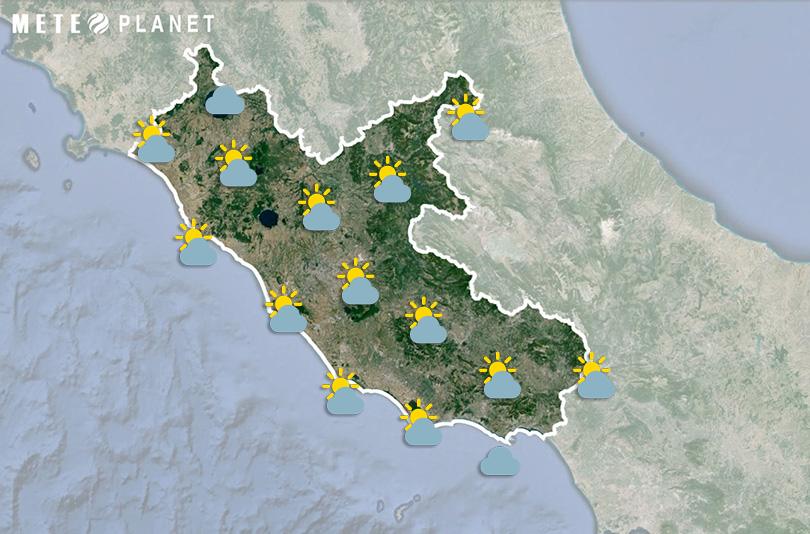 Previsioni Meteo Lazio - Giovedì 21 Novembre