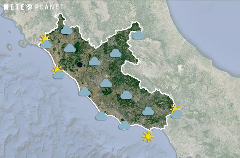 Previsioni Meteo Lazio - Giovedì 21 Novembre