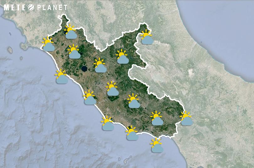 Previsioni Meteo Lazio - Mercoledì 15 Gennaio