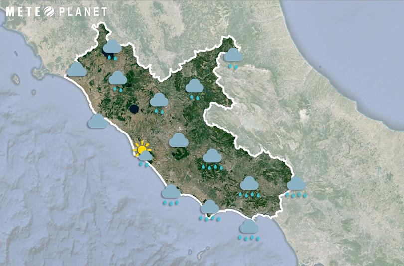 Previsioni Meteo Lazio - Mercoledì 27 Novembre