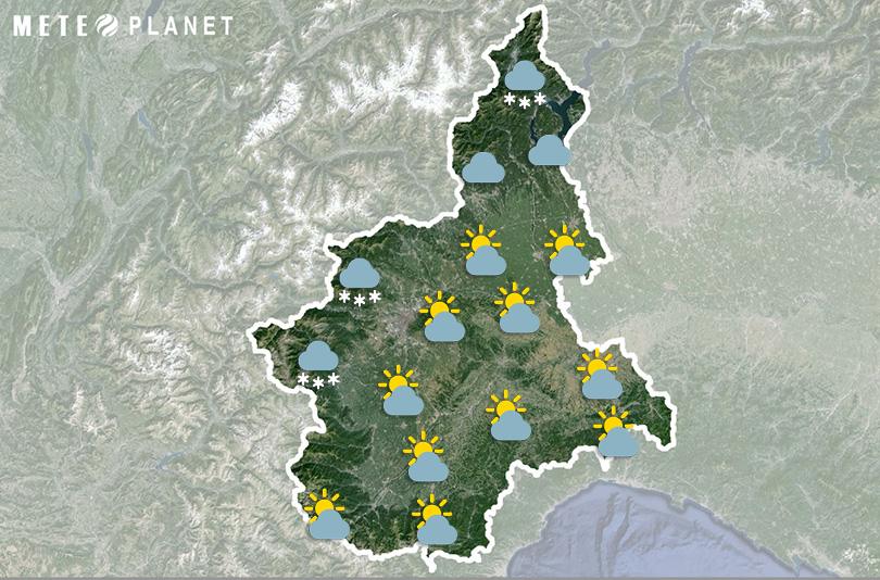 Previsioni Meteo Piemonte - Domenica 22 Dicembre