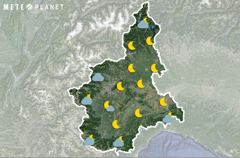 Previsioni Meteo Piemonte - Venerdì 18 Ottobre