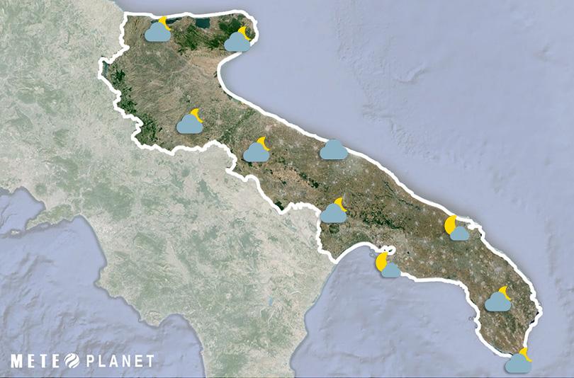 Previsioni Meteo Puglia - Domenica  8 Settembre