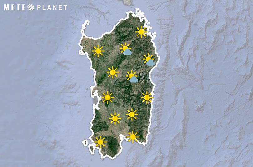 Previsioni Meteo Sardegna - Venerdì 22 Novembre