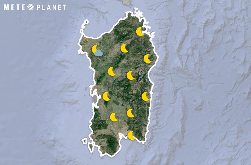 Previsioni Meteo Sardegna - Lunedì 25 Novembre