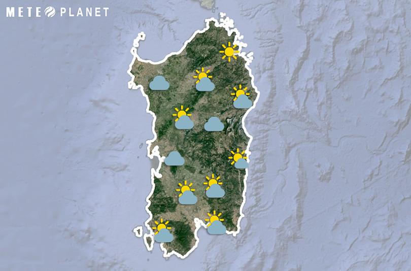 Previsioni Meteo Sardegna - Martedì 26 Novembre