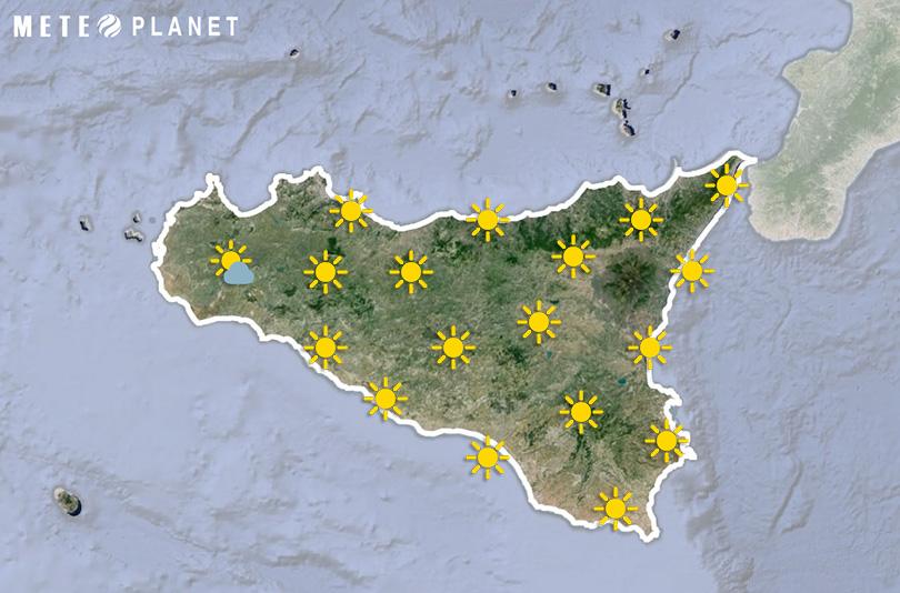 Previsioni Meteo Sicilia - Martedì  7 Maggio