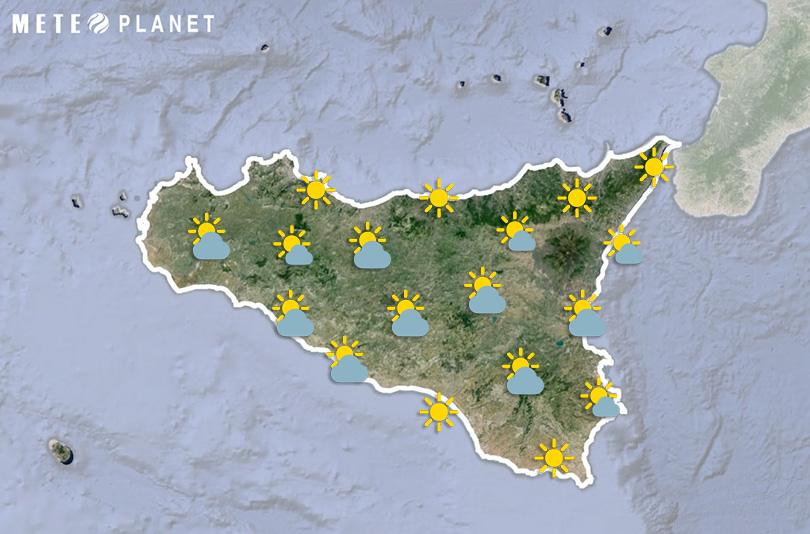 Previsioni Meteo Sicilia - Venerdì 22 Novembre