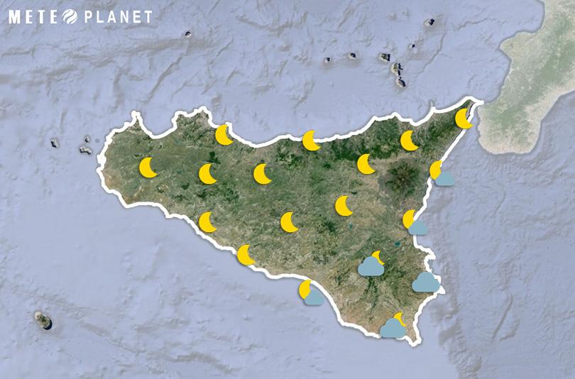 Previsioni Meteo Sicilia - Venerdì 22 Novembre