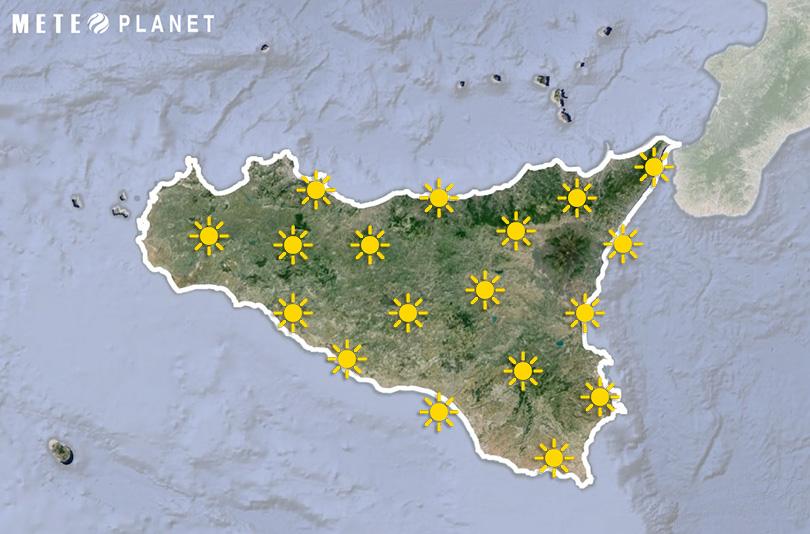 Previsioni Meteo Sicilia - Sabato 23 Novembre