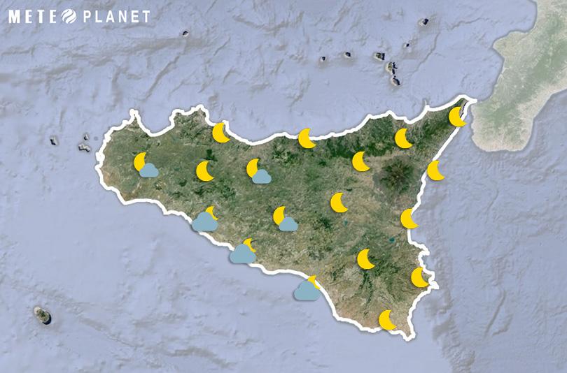 Previsioni Meteo Sicilia - Domenica 24 Novembre