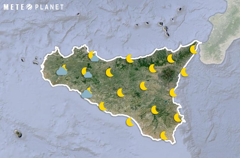 Previsioni Meteo Sicilia - Lunedì 25 Novembre