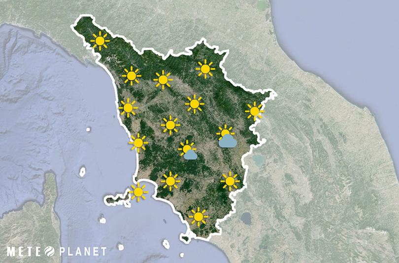 Previsioni Meteo Toscana - Venerdì 22 Novembre