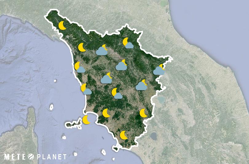 Previsioni Meteo Toscana - Venerdì 22 Novembre