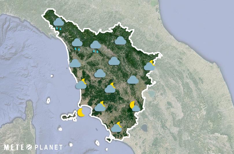 Previsioni Meteo Toscana - Martedì 26 Novembre