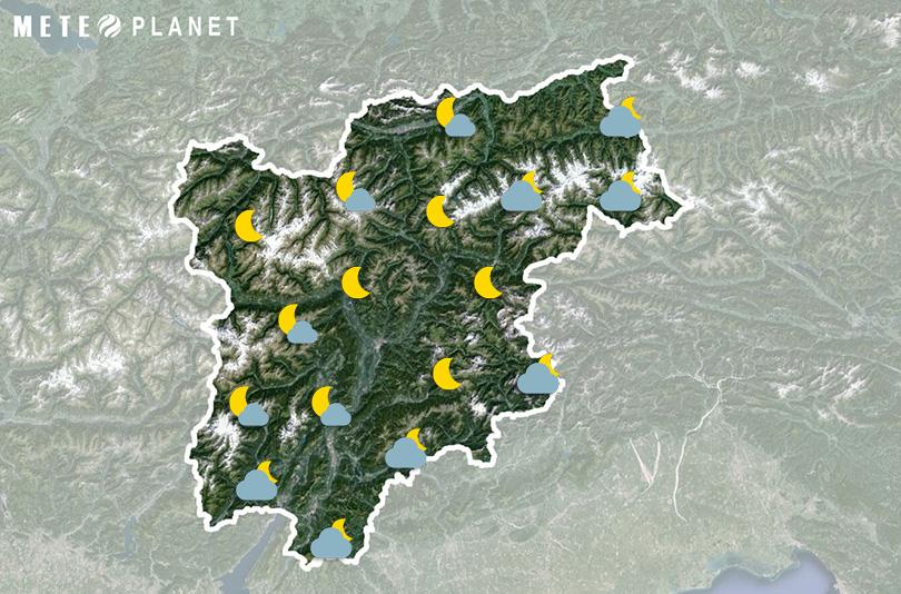 Previsioni Meteo Trentino Alto Adige - Sabato 27 Luglio