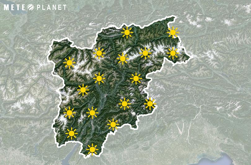 Previsioni Meteo Trentino Alto Adige - Giovedì 26 Dicembre