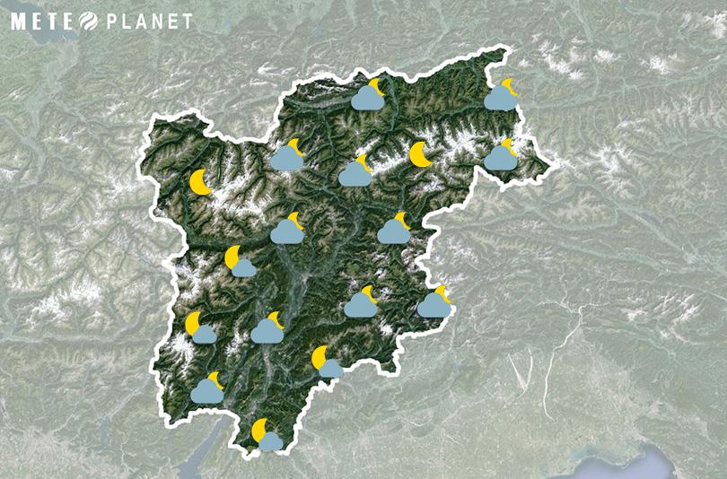 Previsioni Meteo Trentino Alto Adige - Giovedì  6 Febbraio