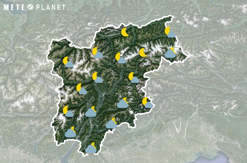 Previsioni Meteo Trentino Alto Adige - Sabato  1 Febbraio