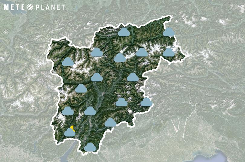 Previsioni Meteo Trentino Alto Adige - Martedì 26 Novembre