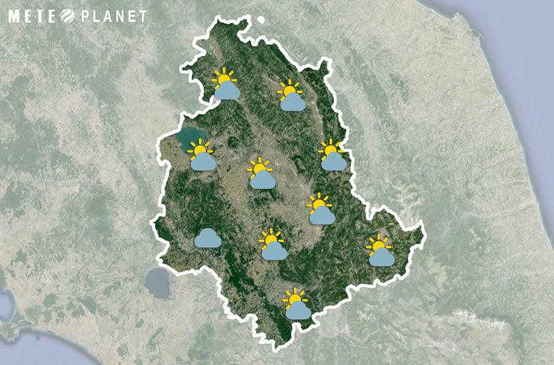 Previsioni Meteo Umbria - Giovedì 21 Novembre