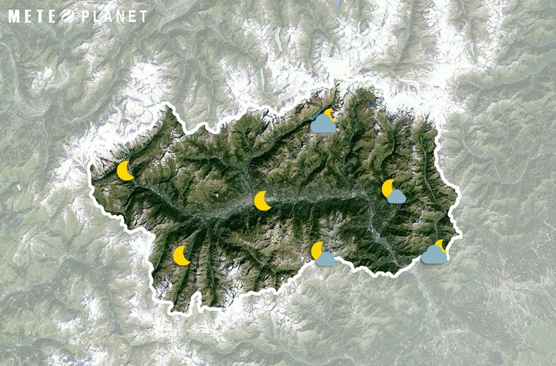 Previsioni Meteo Valle d'Aosta - Sabato 27 Luglio
