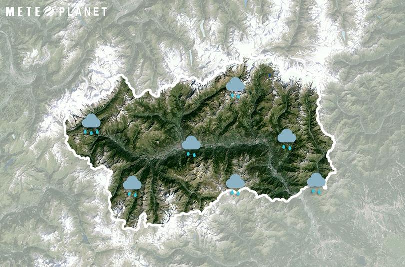 Previsioni Meteo Valle d'Aosta - Domenica  8 Settembre