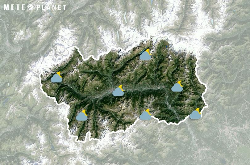 Previsioni Meteo Valle d'Aosta - Mercoledì 27 Novembre