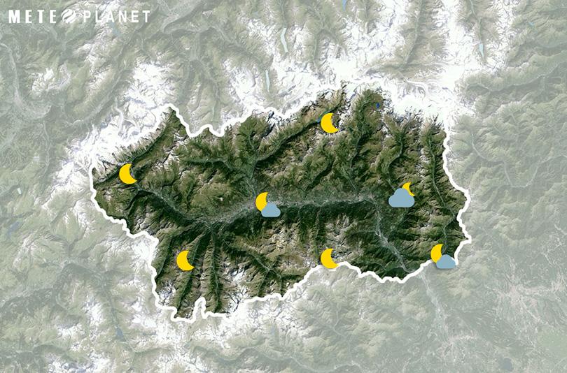 Previsioni Meteo Valle d'Aosta - Venerdì 29 Novembre