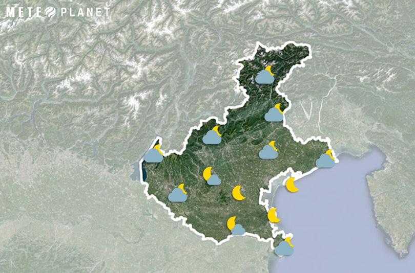 Previsioni Meteo Veneto - Venerdì 22 Novembre